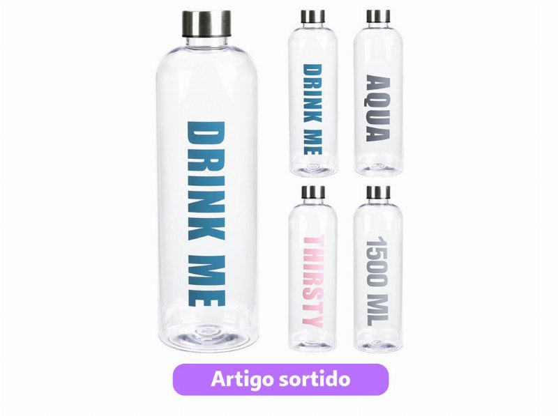 Garrafa De Água 1.5 l Cores Sortidas