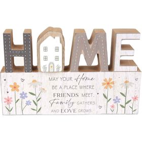 Letra Home Com Base Kasa