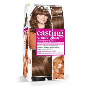 Coloração Tom Sobre Tom Louro Escuro 600 l'oréal Paris Casting Creme Gloss 1 Un
