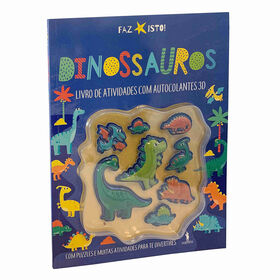 Dinossauros - Livro De Atividades Com Autocolantes 3D