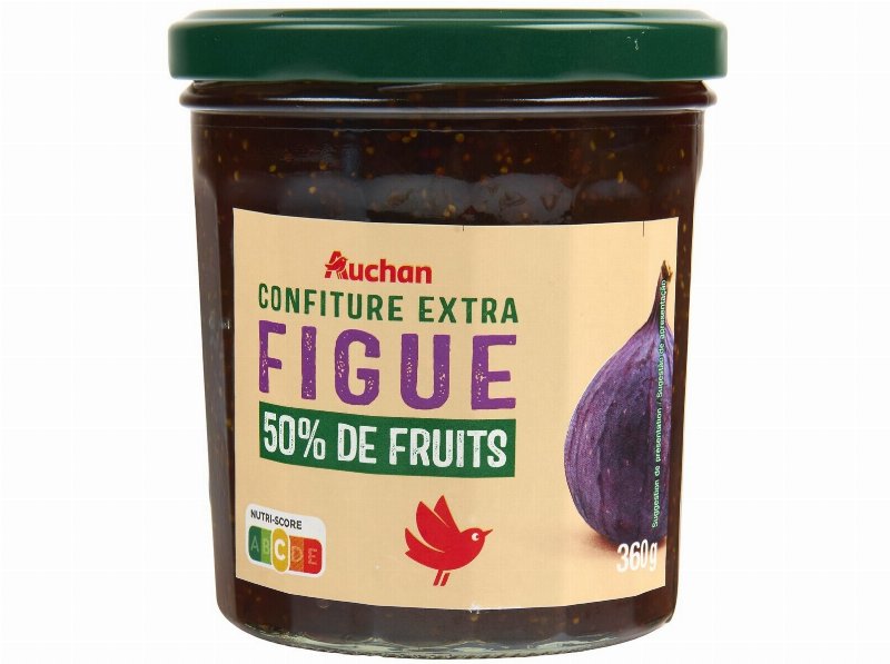 Doce Extra 50% Frutos Auchan Figo 360 g