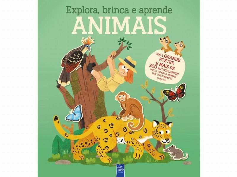Livro Explora Brinca Aprende - Animais