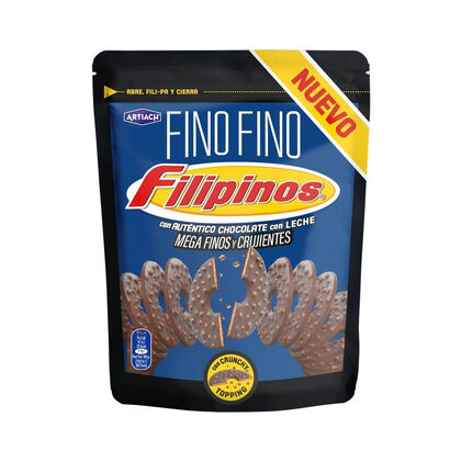 Bolachas Filipinos Finos Chocolate De Leite Artiach 0.87Kg