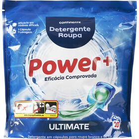 Detergente Máquina Roupa Cápsulas Limpeza Ativa Continente