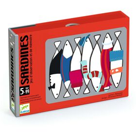 Djeco - Jogo De Cartas De Observação E Memória Sardines