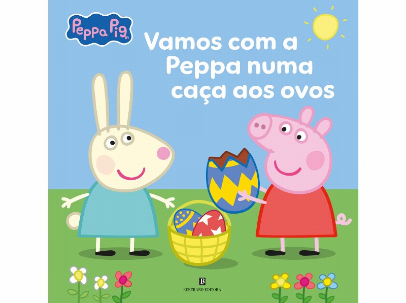Livro Peppa Pig - Vamos Com A Peppa Numa Caça Aos Ovos Mark Baker & Neville Bertrand