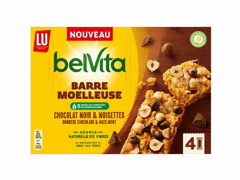 Barras Belvita Chocolate E Avelãs 160 g