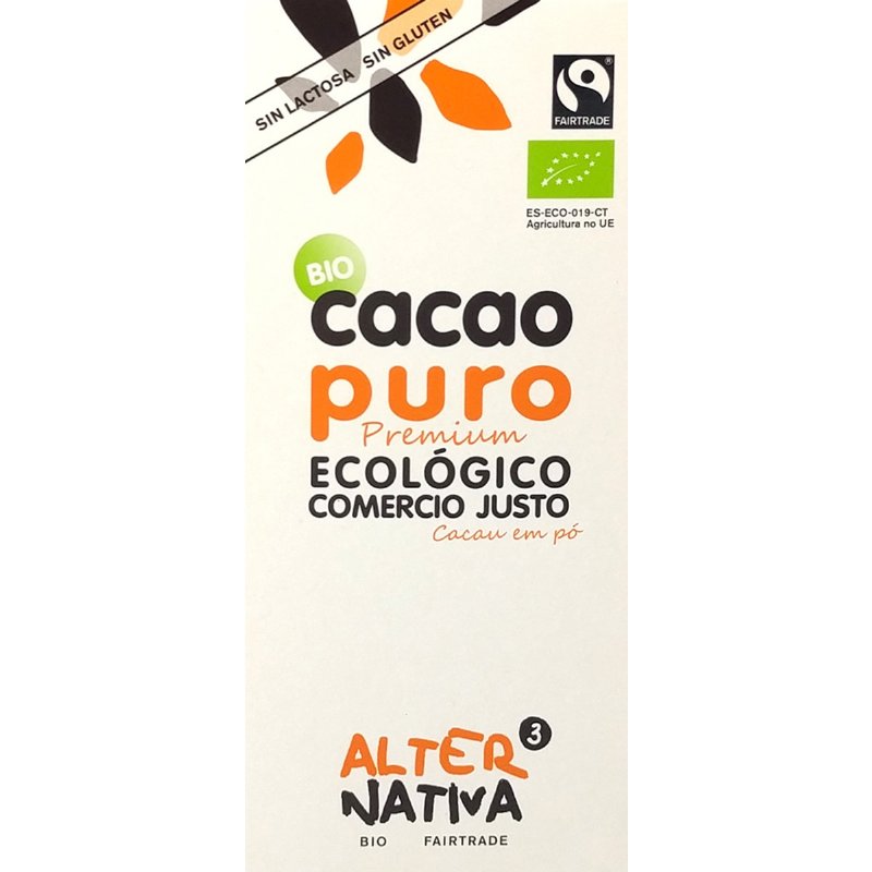 Cacau Em Pó Sem Glúten E Sem Lactose Biológico 150 g