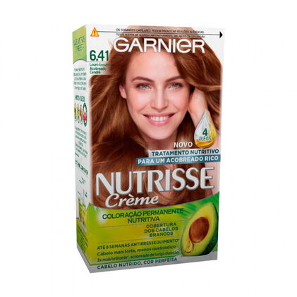 Coloração Nutrisse Louro Escuro Acobreado 6.41 Nutrisse Garnier 1Un
