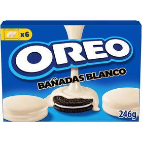 Bolachas Cobertas Com Chocolate Branco Oreo 246 gr (6 Un)