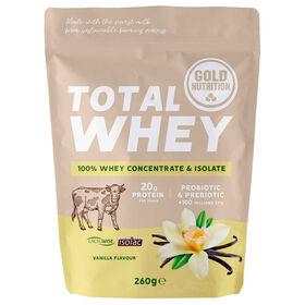 Total Whey Baunilha Gold Nutrition 260 gr