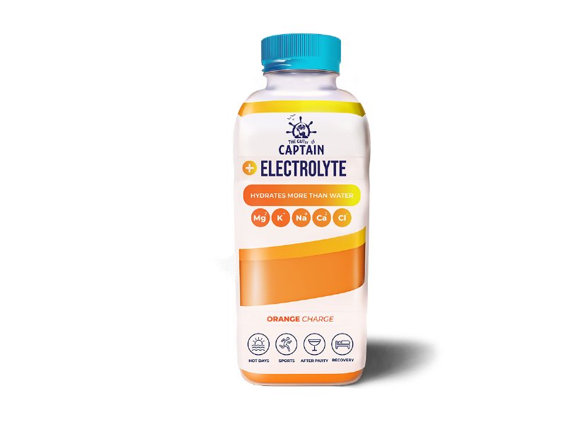 Bebida Eletrólitos Captain Laranja 600 ml