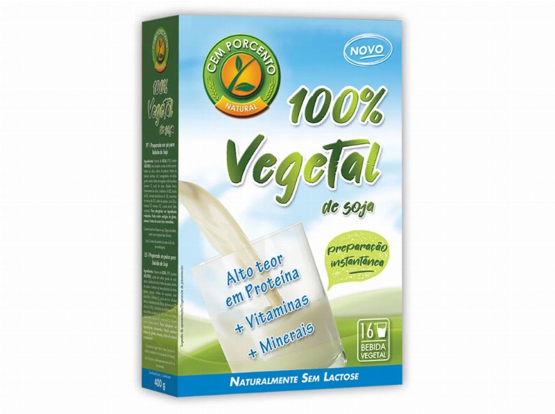 Bebida Soja Cem Porcento Em Pó 400 g