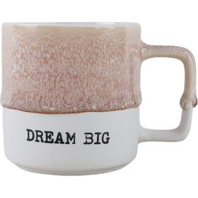 Caneca 300 ml Dream Big Rosa Kasa