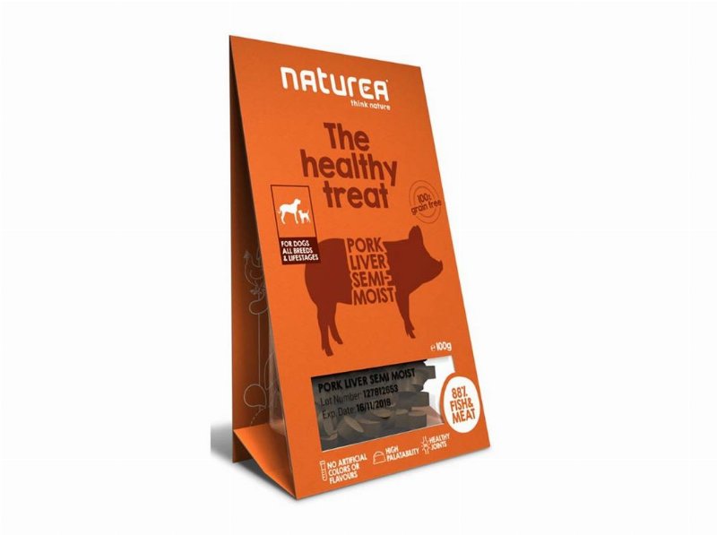 Treats Cão Naturea Porco Figado 100 g