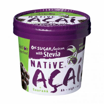 Polpa De Açaí E Guaraná 0% Açúcar Native 0.16L