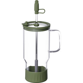 Caneca De Vidro 1 l Verde Kasa
