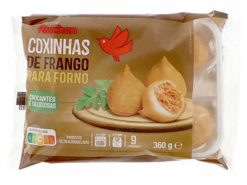 Coxinhas De Frango Auchan Para Forno E Air-Fryer 9Un 360 g