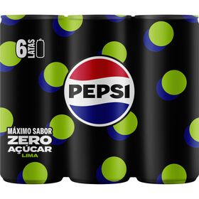 Refrigerante Em Lata Com Gás Cola E Lima Zero Pepsi