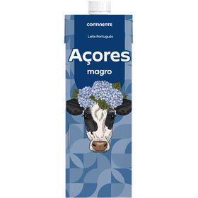 Leite Magro Açores Com Tampa Rosca Continente Equilíbrio 1 Lt