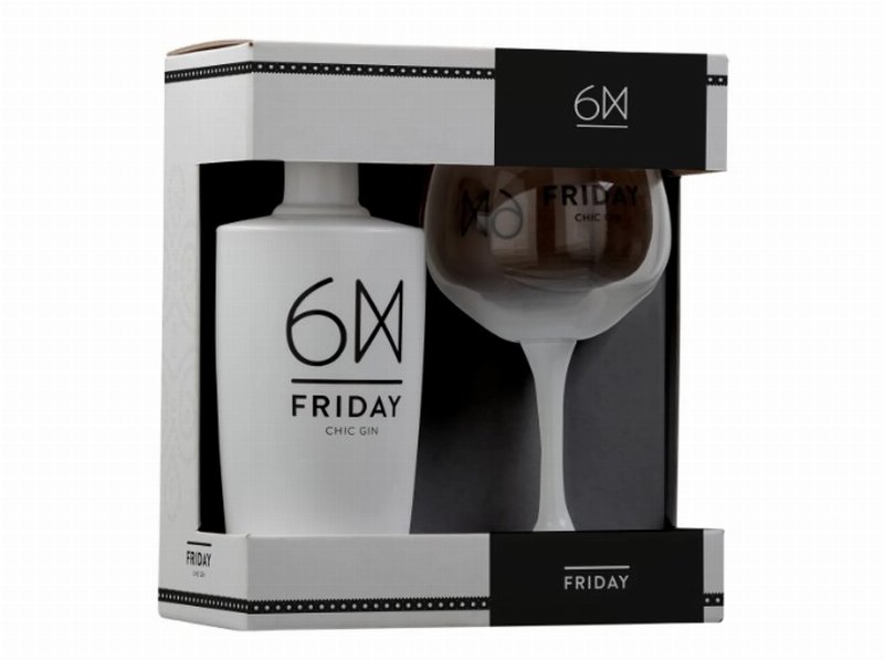 Gin Friday Com Copo 0.70 l