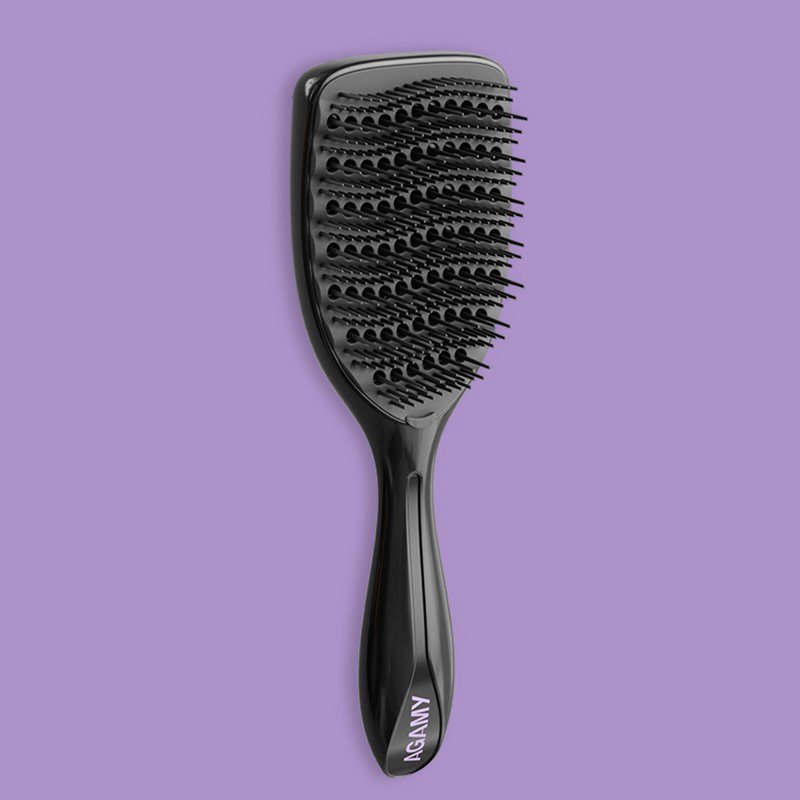 Escova De Cabelo Desembaraçadora Grande Preta 1 unidade