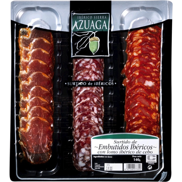 Sortido Ibérico Com Presunto, Chouriço E Salsichão 140 g