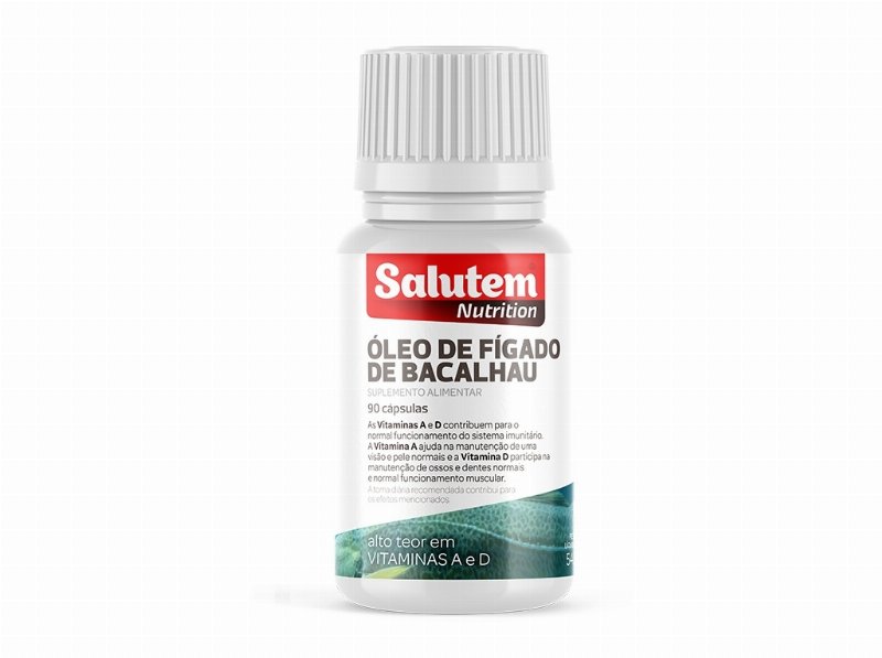 Suplemento Salutem Óleo Fígado Bacalhau 90 Caps