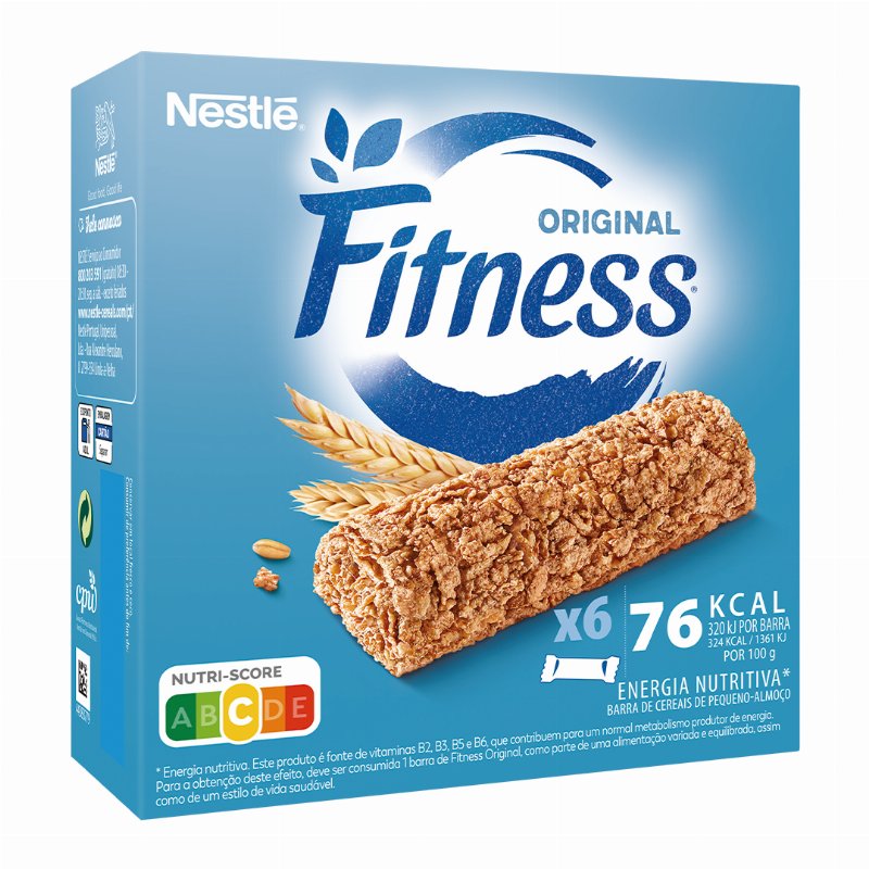 Barras De Cereais Sabor Original Pack 6 Fitness 0.141Un