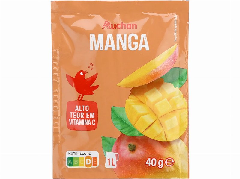 Bebida Auchan Instantânea Manga 40 g