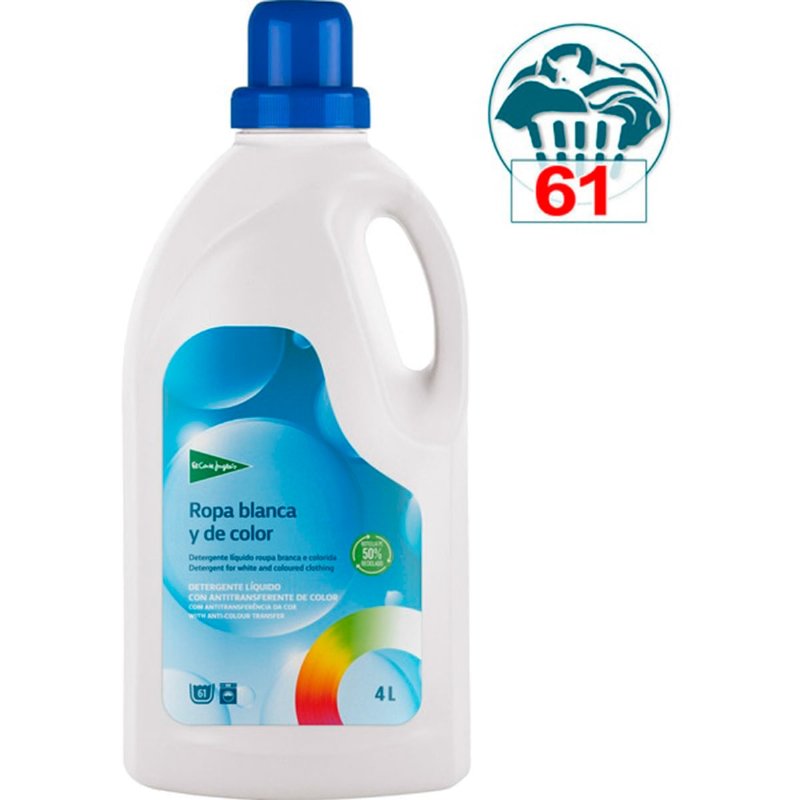 Detergente Liquido  Máquina De Roupa Branca E Cor 61 doses