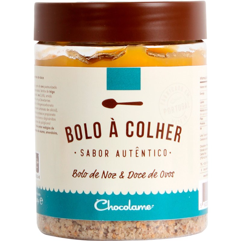 Bolo À Colher De Noz E Doce De Ovos 340 g