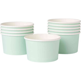 Conjunto 10 Taças 250 ml Papel Soft Menta Kasa
