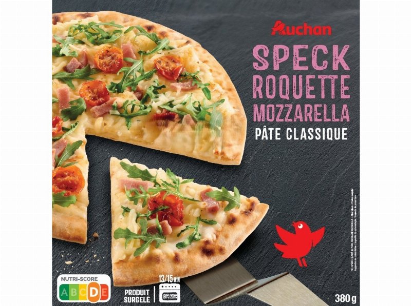 Pizza Massa Clássica Auchan Speck Rúcula Mozzarella 380 g