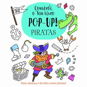 Livro De Colorir - Constrói O Teu Livro Pop-Up! Piratas De Elizabeth Golding