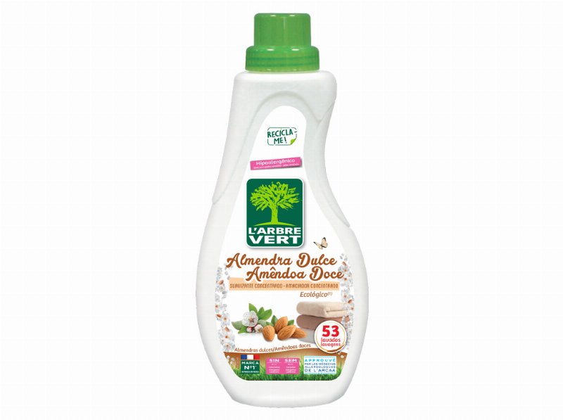 Amaciador De Roupa L'arbre Vert Amendoas Doces 53 Doses