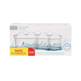 Conjunto 3 Filtros Para Jarro De Filtrar Brancos Aqua Leve Kasa