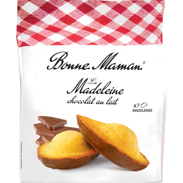 Madalenas De Manteiga Com Chocolate De Leite X7 210 g
