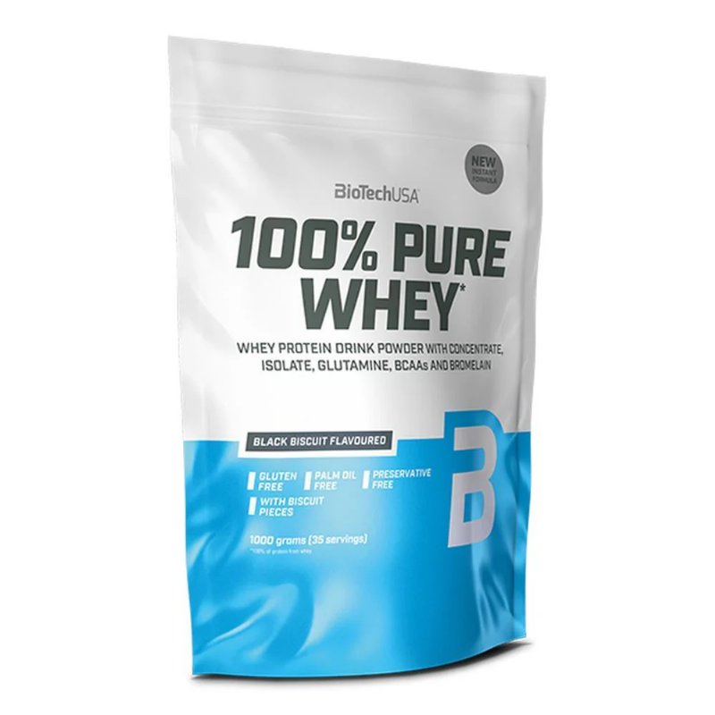 Pure Whey 100% Black Biscuit Biotech Usa 1000 g