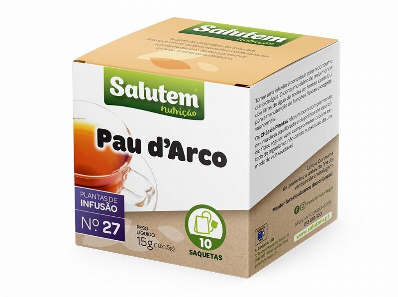 Chá Salutem Infusão Nº27 Pau D'arco 10 Saquetas