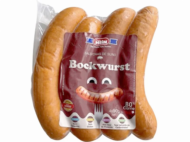 Salsichas Bockwurst Hein 4X90 g
