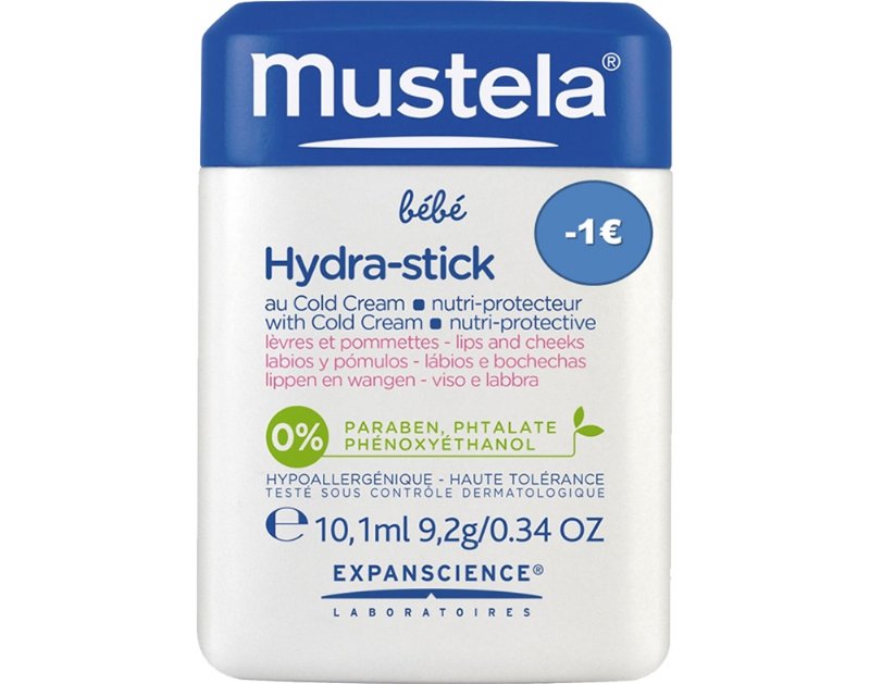 Stick Mustela Hydra Com Cold Cream 10 g -1