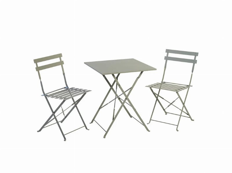 Conjunto De De Varanda Gardenstar Verde Metal 3 Peças