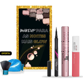 Coffret Maquilhagem Sou Versátil + Oferta Mini Pincel Maybelline New York 1 Un + Oferta Mini Pincel