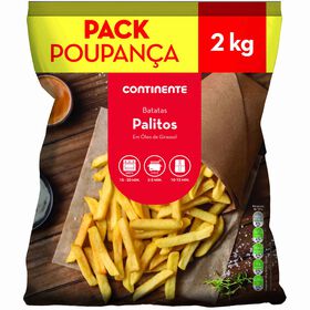 Batata Palitos Pack Poupança Continente 2 kg