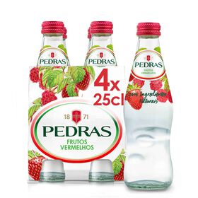 Água Com Gás Frutos Vermelhos Pedras Salgadas 4 X 25 cl