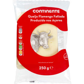 Queijo Flamengo Dos Açores Fatiado Continente 250 gr