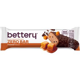 Barra Proteína Vegetal Caramelo Zero Sem Glúten Bettery 55 gr