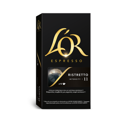 Cápsulas De Café Nespresso Ristretto L'or 10Un