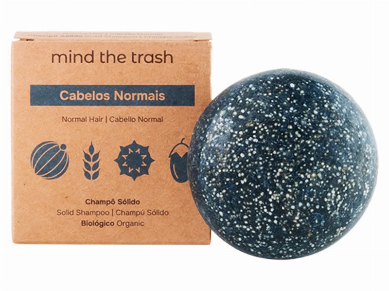 Champô Mind The Trash Sólido Cabelos Normais 80 g
